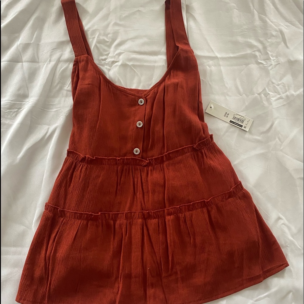 Burnt orange tank